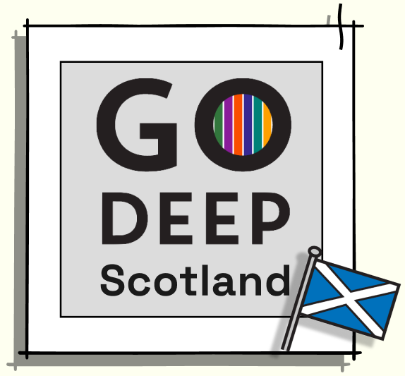 Go deep Scotland logo